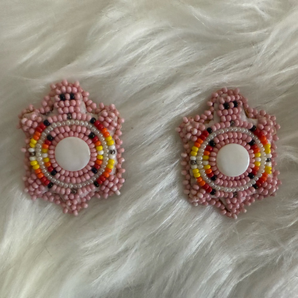 Handmade turtle earrings